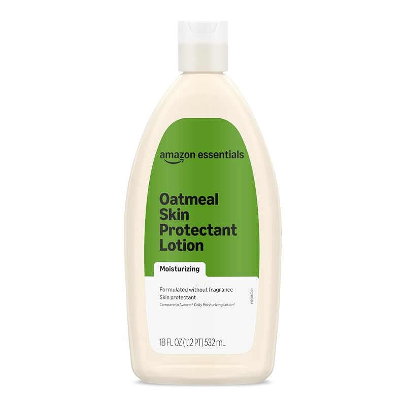 Loção corporal Amazon Essentials com aveia, sem fragrância, 532 mL