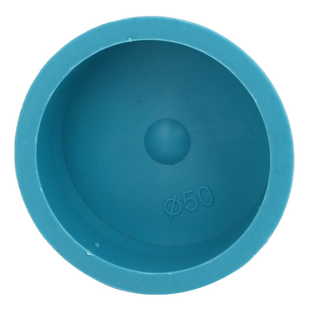 Aexit 50mm Flange Luer Fittings Mounted Tapered Hole Stoppers Waterproof Caps Baby Luer Cap Fittings Blue 5pcs