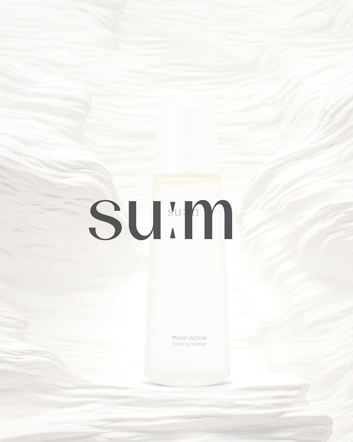 SU:M Micro-Active Toning Water (5.07 fl oz) - Dual-Phase Gentle Exfoliating Toner with Low-Irritation, Improved Skin Texture & Boost Vitality, Korean Skin Care. PHA, Biopeptide.
