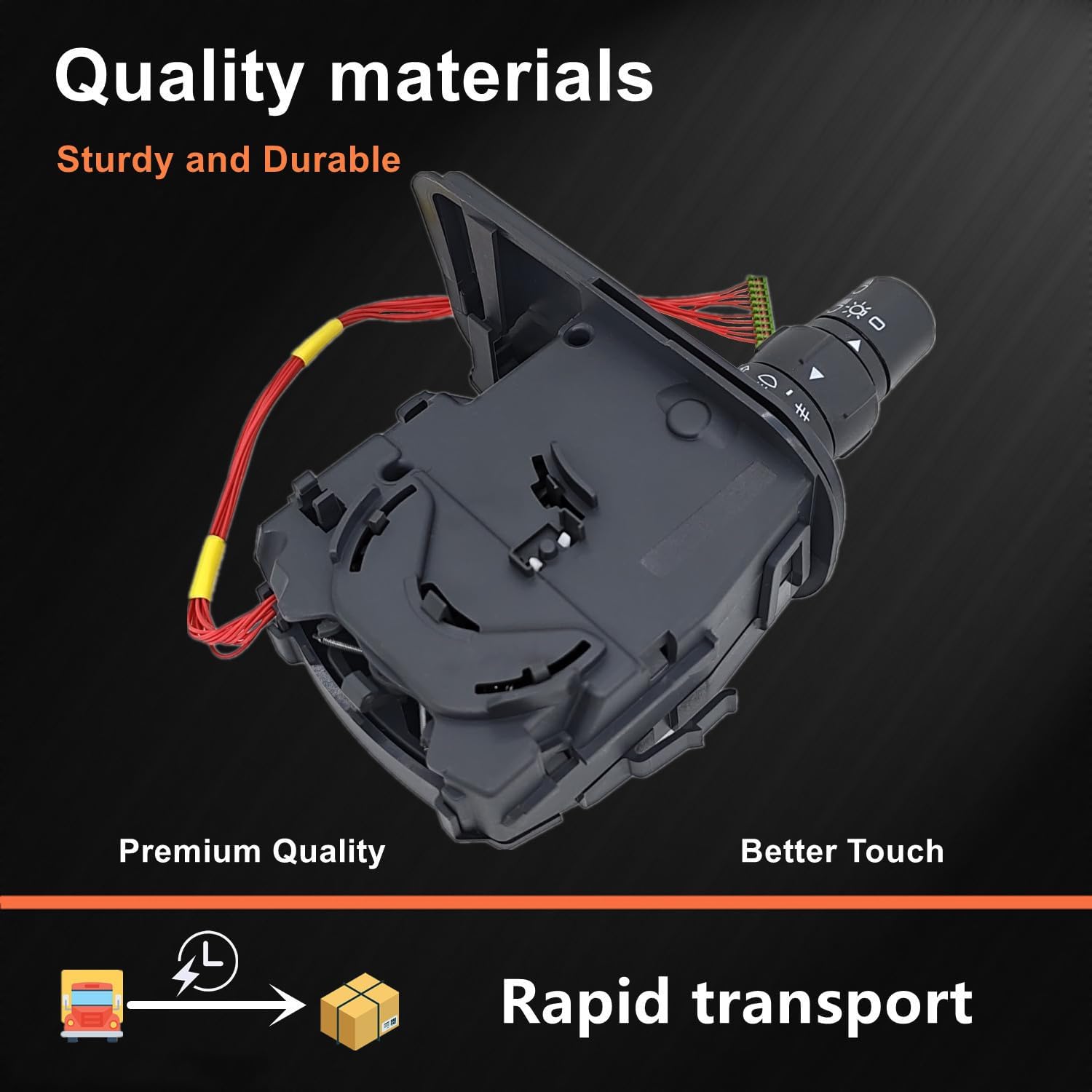 Interruttore Comando Indicatore Devioluce Devio Luci Compatibile con Clio 3 Kangoo 2 Modus 7701057090 8201590638