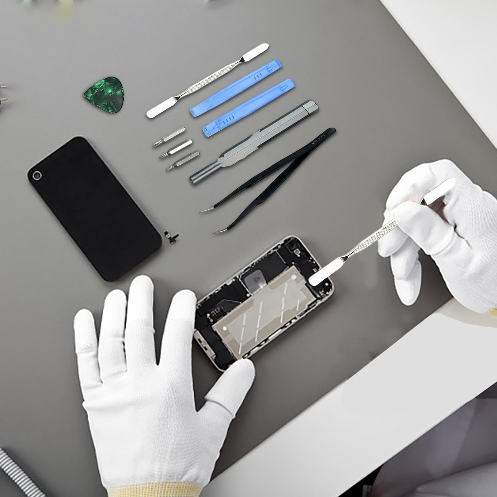 Pinzette Antistatiche In Acciaio Inox 6/9/10 Pezzi ESD Pinzette Set Di - Foto 13