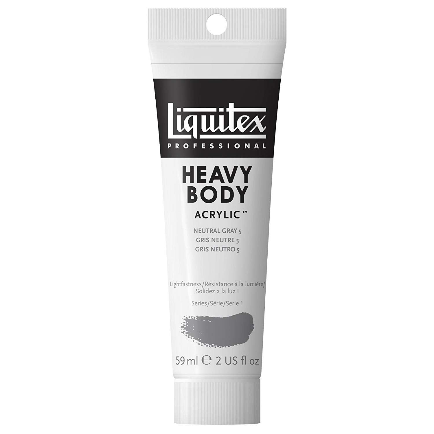 Liquitex Heavy Body Acrylic (High Visc.) : 59ml NEUTRAL GREY