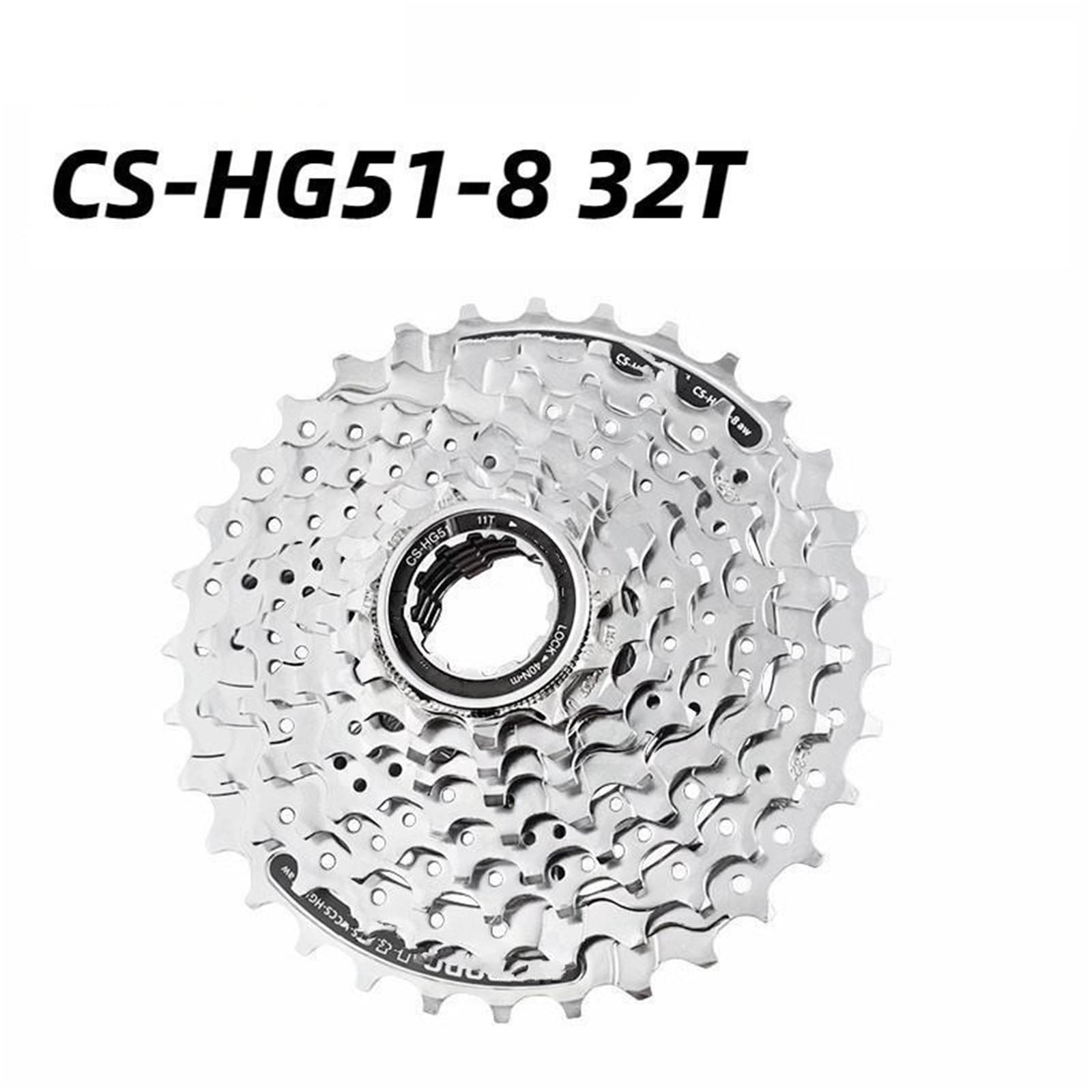 Adatto per Shimano HG51 Cassetta a 8 velocità CS-HG51-8 MTB Mountain Bike K7 Ruota Libera 8s 11-28T 11-32T Parti di Bicicletta pignone per Bicicletta Cassette pignoni e Ruote li