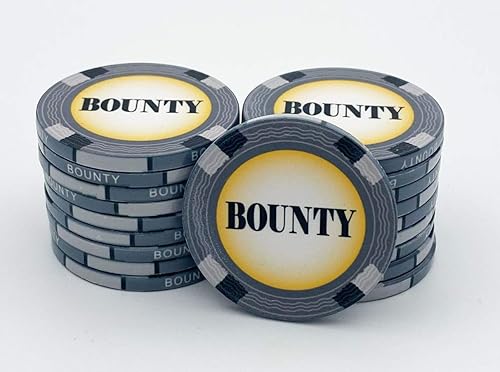 Classic Bounty Chip Set de 10 fichas de torneo de póquer Texas Holdem