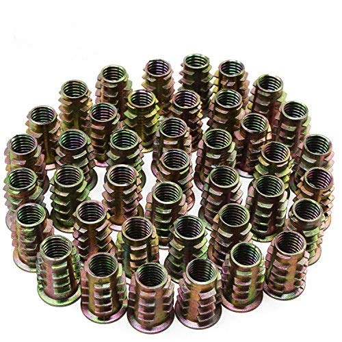 OCR ® 50PCS Zinc Alloy Hex Socket Screwin Nuts M8 Threaded