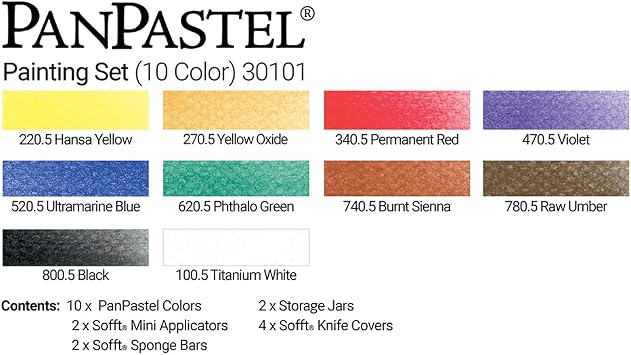 PanPastel 10 Colour Set - Painting Set