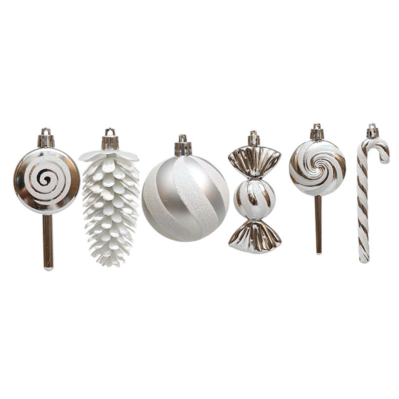 Palline per albero di Natale, ornamento elegante per albero di Natale, da appendere, decorazioni per le vacanze