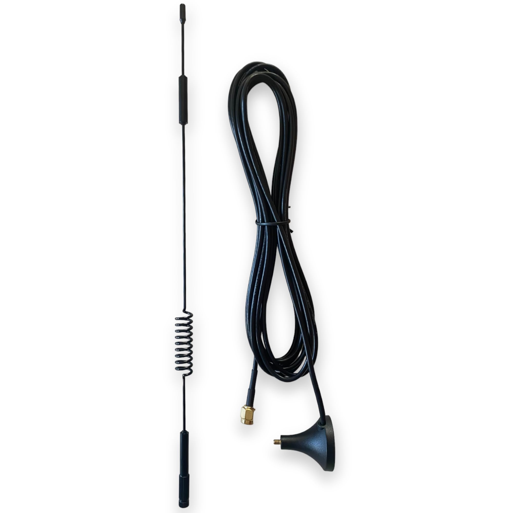 Magnetic Mount Mini Whip LoRa 868MHz Antenna - 3dBi, 3m Cable, SMA/RP-SMA For Helium Hotspots & IoT-985965