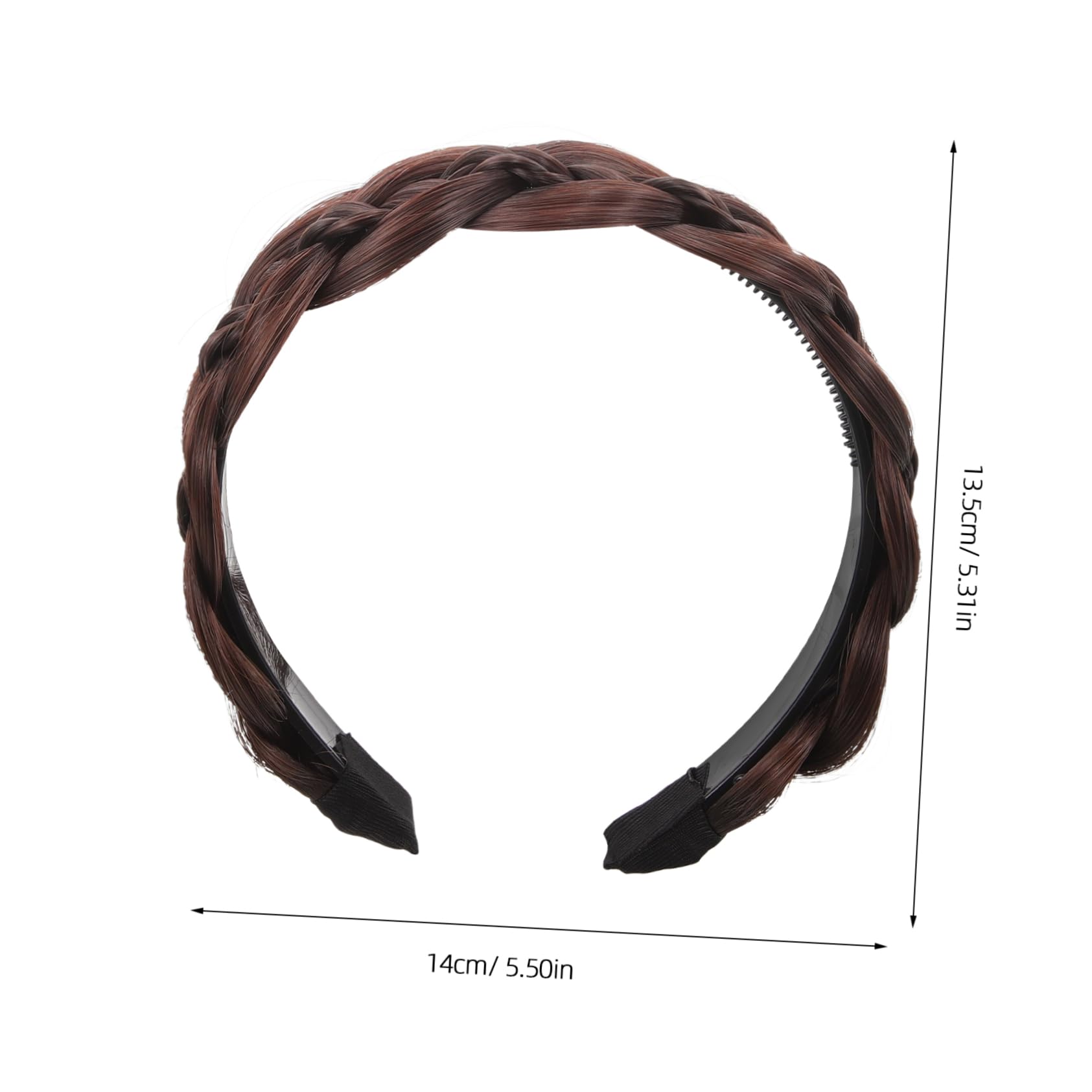 5pezzi Fascia Per Intrecciata Alta Temperatura Accessorio Elegante Per Donne e Ragazze Perfetta Per Occasioni Speciali e Uso Quotidiano Scuro Resistente e Comfortevole