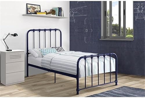 Miniatura 31 de Lexicon Leongatha Cama de metal, individual, naranja Naranja,Azul marino,Bronce oscuro