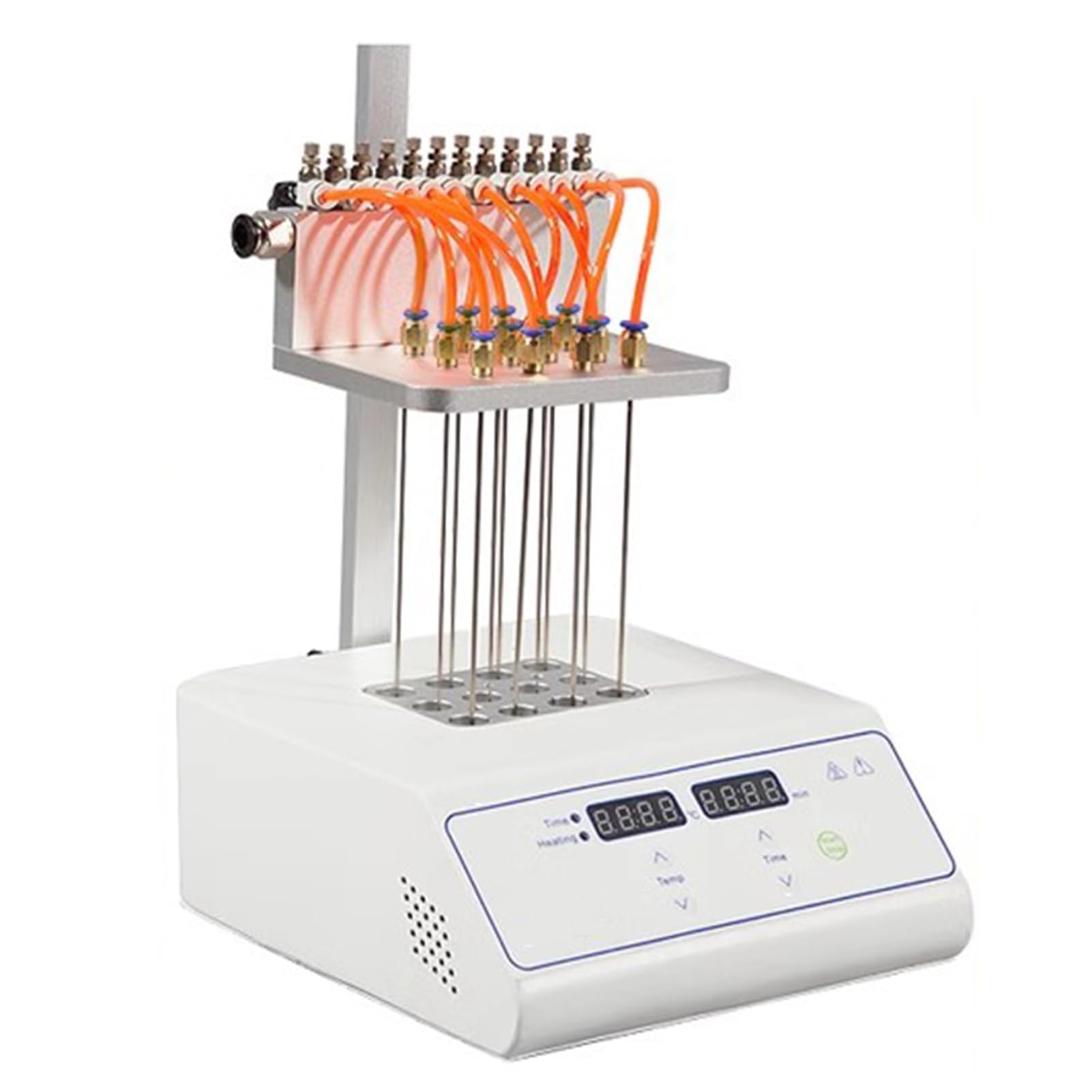 Evaporador Concentrador de Nitrógeno de 200 W/400 W, Concentrador de Purga de Nitrógeno con Pantalla LCD Y Tiempo De Temperatura Ajustable, Instrumentos de Análisis de Laboratorio