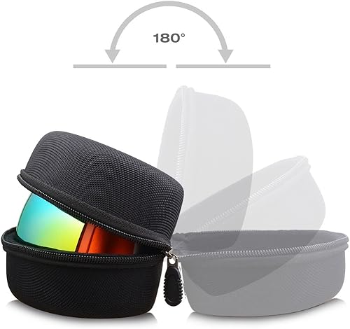 Miniatura 3 de ZIONOR Caja de gafas de esquí y snowboard - Estuche rígido de protección EVA para deportes de nieve