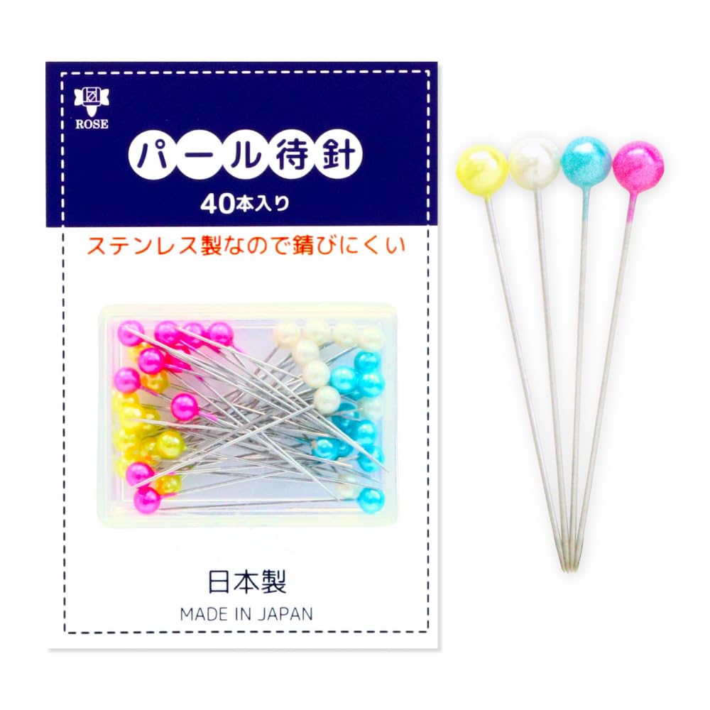 Amazon.co.jp: ROSE パール待針 ステンレス製 日本製 洋裁