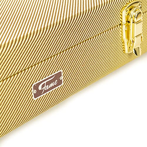 Fame Hard-Case Tweed (Electric Bass) – Étui pour Basses Électriques - Les Beatles, Paul McCartney, John Lennon, RIngo Starr, George Harrison Fame Hard-Case Tweed (Electric Bass) - Étui pour Basses Électriques – Image 4