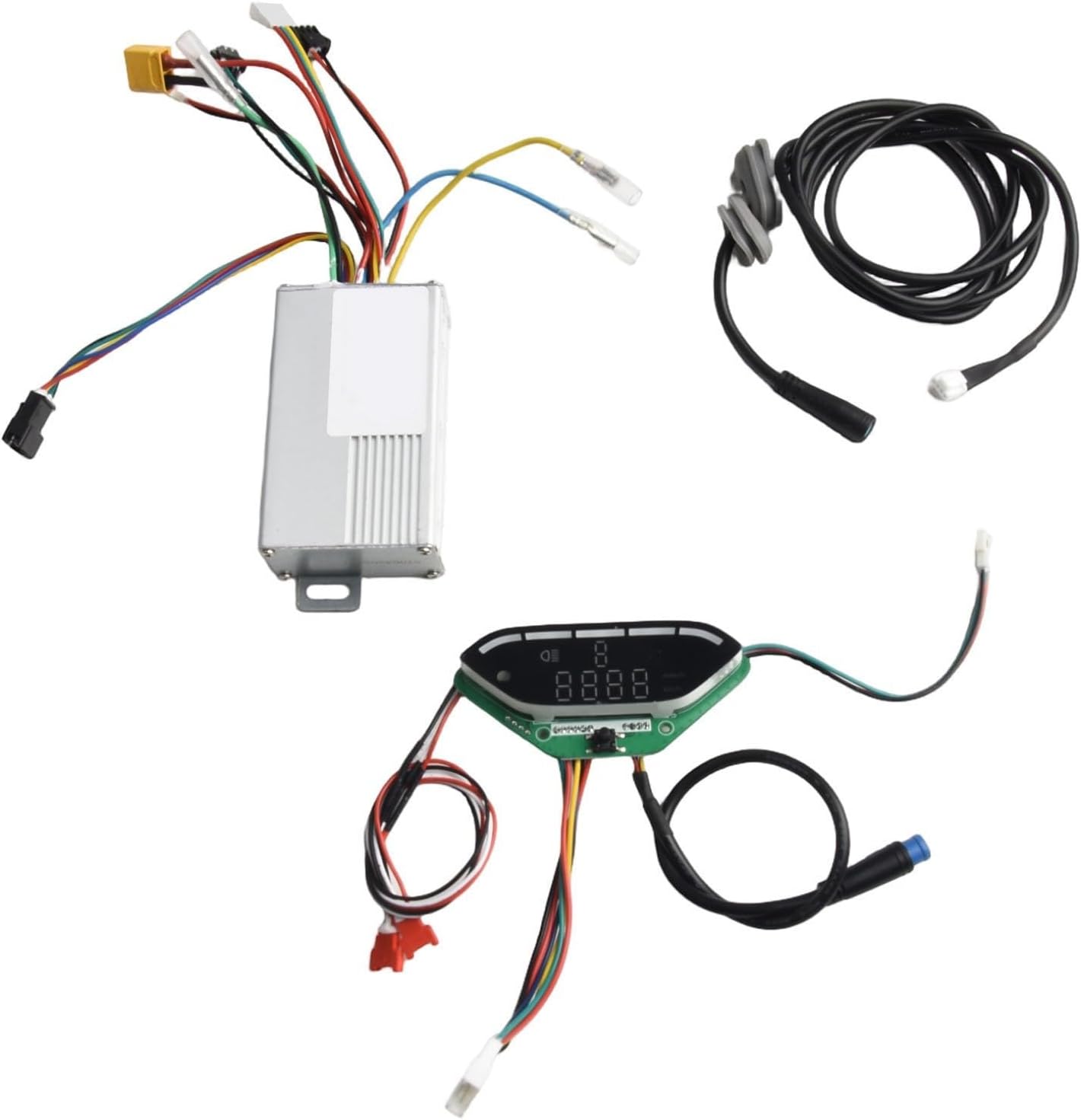 For E9T Electric Scooter Controller Display Controller Kit,17A 36V 350W Aluminum Alloy Shell Replacement Part Accessory Wear Resistant(Controller Set)