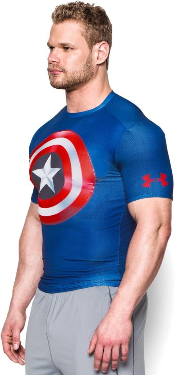 Amazon.com: Under Armour Alter Ego Captain America – Camiseta de compresión  Camisa, Azul, S : Ropa, Zapatos y Joyería