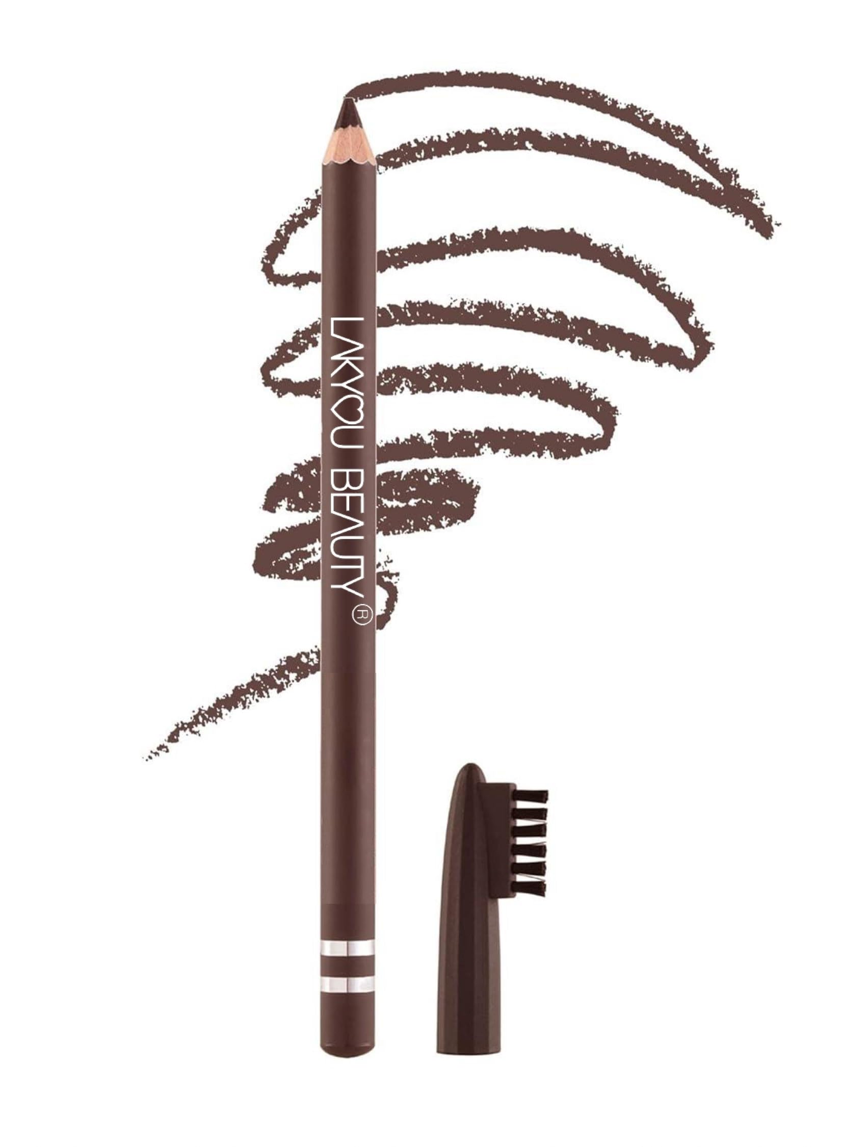 Lakyou Beauty Eyebrow Pencil Brown | Waterproof | Smudge-Proof | Long-Lasting | Precision Tip for Natural-Looking Brows-picture-44