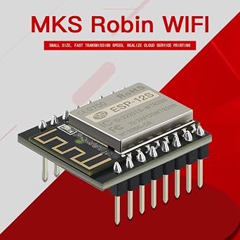 Makerbase MKS Robin WiFi Version 1.0 Wireless Router ESP8266 Module 1 Piece for 3D Printing Remote Control Compatible with MKS Robin Motherboard Supports Cloud APP and Cura Plugin