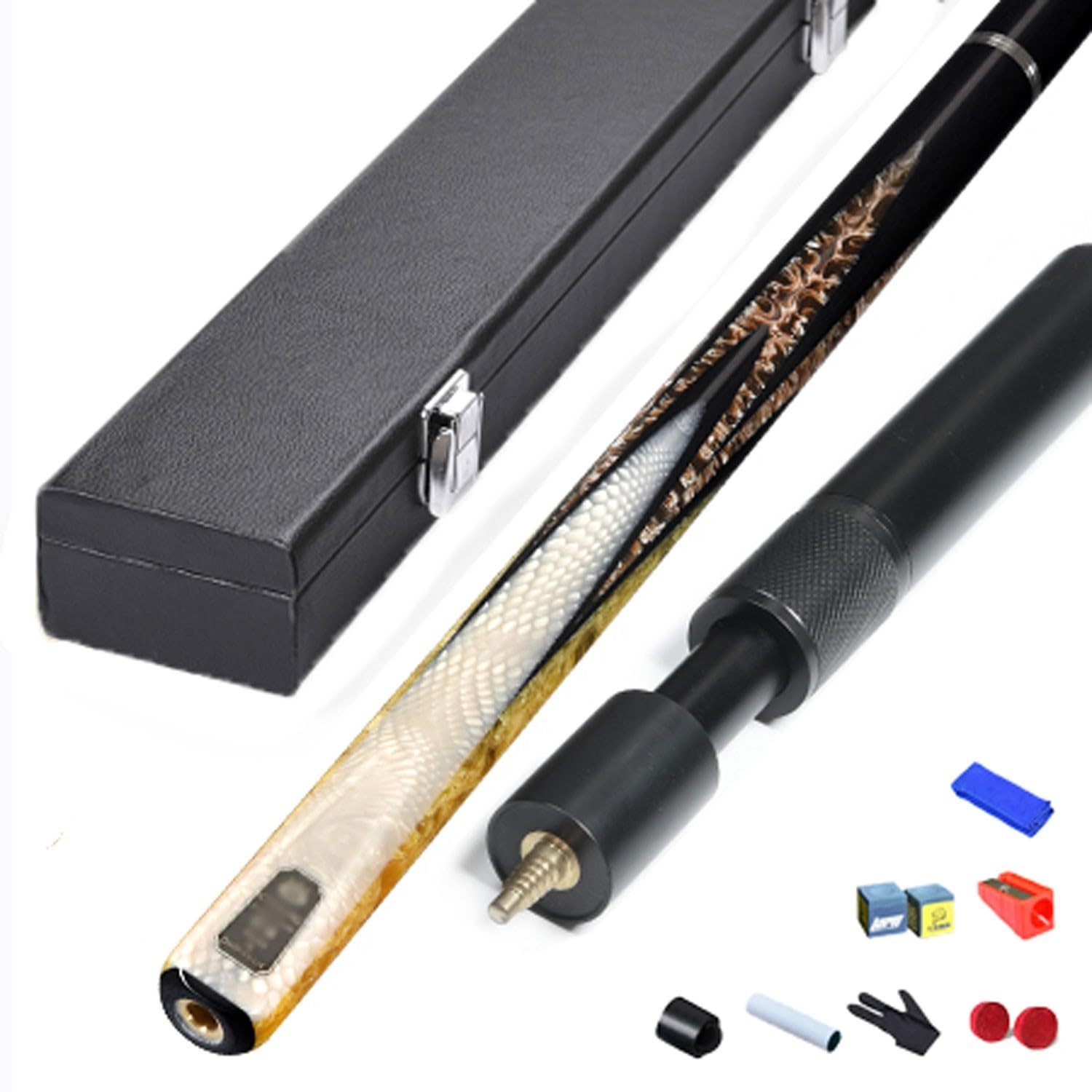 Pool cue Pool cue Stick Billiard cue Sticks 3/4 Split Chinese Style Black Eight American Nine-cue Billiard cue 10MM11.5MM(Color:2,Size:10MM)