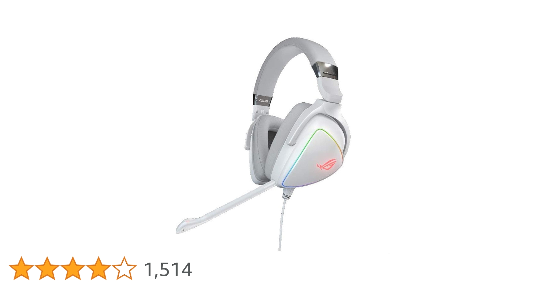 ASUS RGB ゲーミングヘッドセット ROG DELTA WHITE Amazon.co.jp: ASUS RGB ゲーミングヘッドセット ROG DELTA