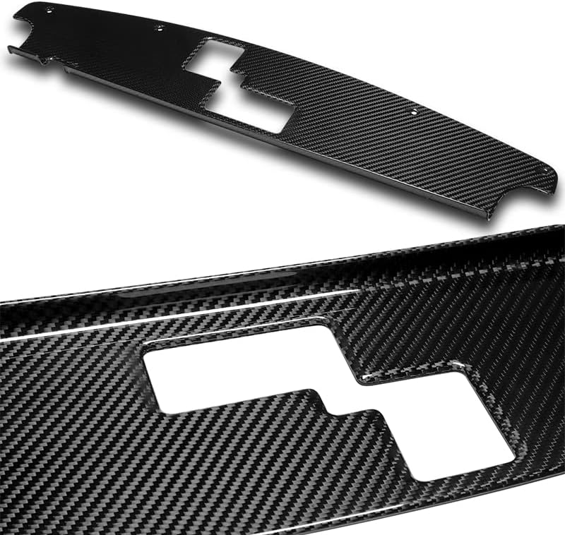 HYPERSPEED Real Carbon Fiber Diversion Panel Cooling Plate Cover Shroud Fit for 2003 2004 2005 2006 2007 Nissan 350Z Z33 2-DR, Car Mods Modificaciones Accessories, Automovie Replacement Parts Assembly