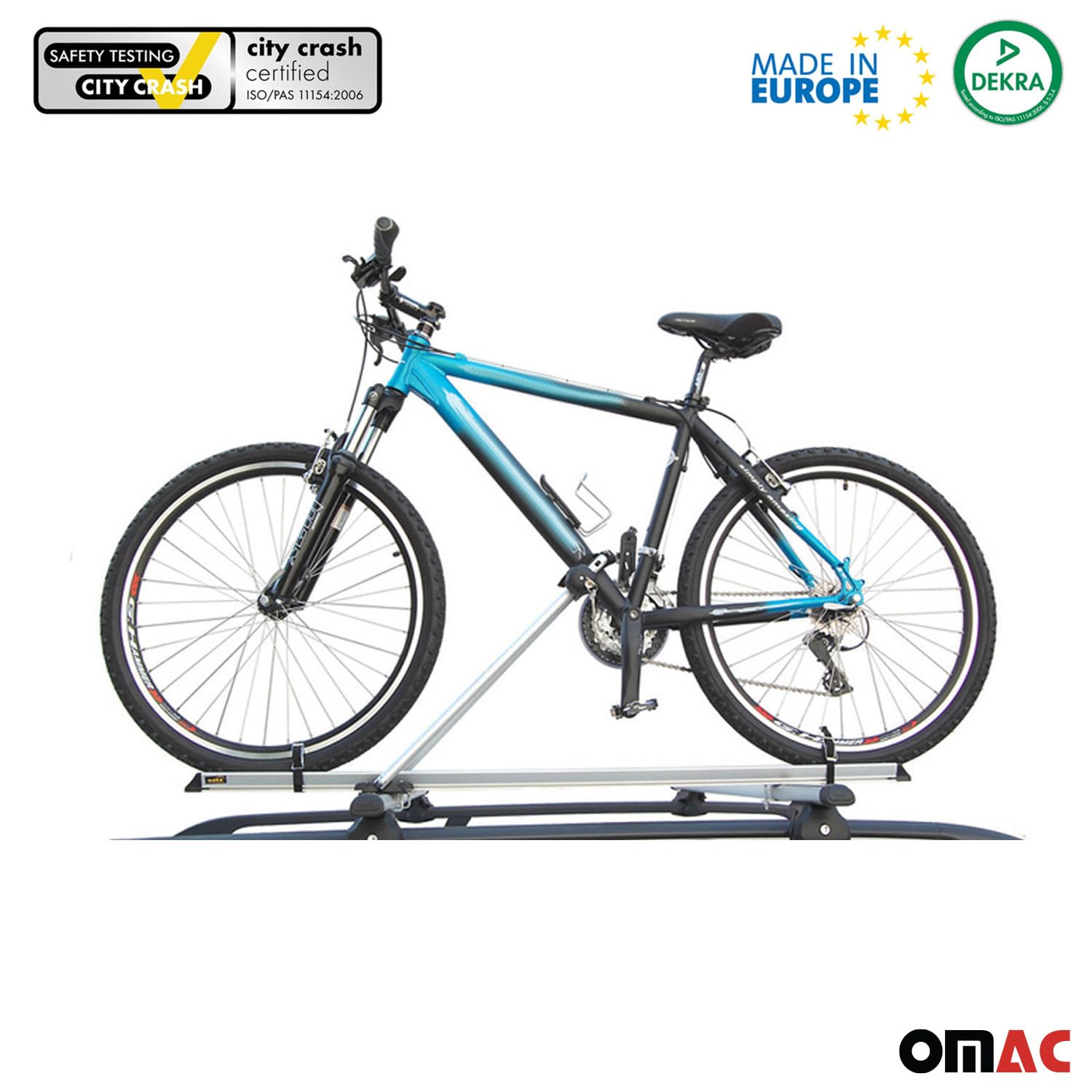 Bagażnik Rowerowy Dachfahrradträger bis 15kg Uchwyt Rowerowy Aluminium Rowery