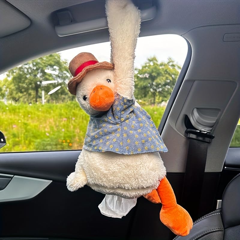 Amazon.com: cute duck car tissue box, cute hanging car tissue box