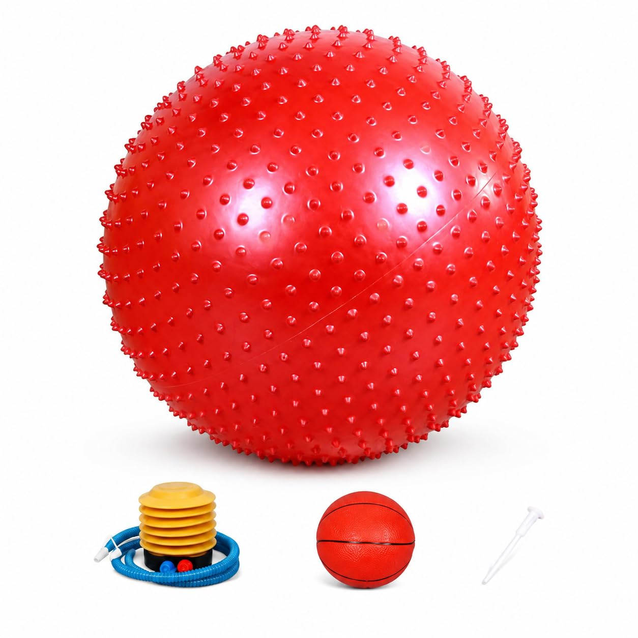 Pelota Infantil Inflable, Equilibrio, 85CM Rojo (versión Engrosada)