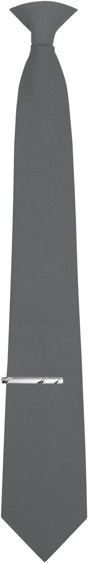 Tie G U StyleTIE G Clip on Tie for Uniform, Blade 3.25" (8.5 cm), Length 21.25" Reg and 24" E Long with Tie Clip set