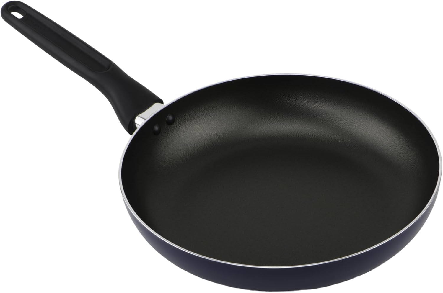 GoodCook Basics Nonstick 10-Inch Frying Pan, Navy Blue, Aluminum Skillet with Ergonomic Handle, Non-Stick Sauté Pan for Cooking and Searing, Dishwasher Safe, Lightweight Cookware