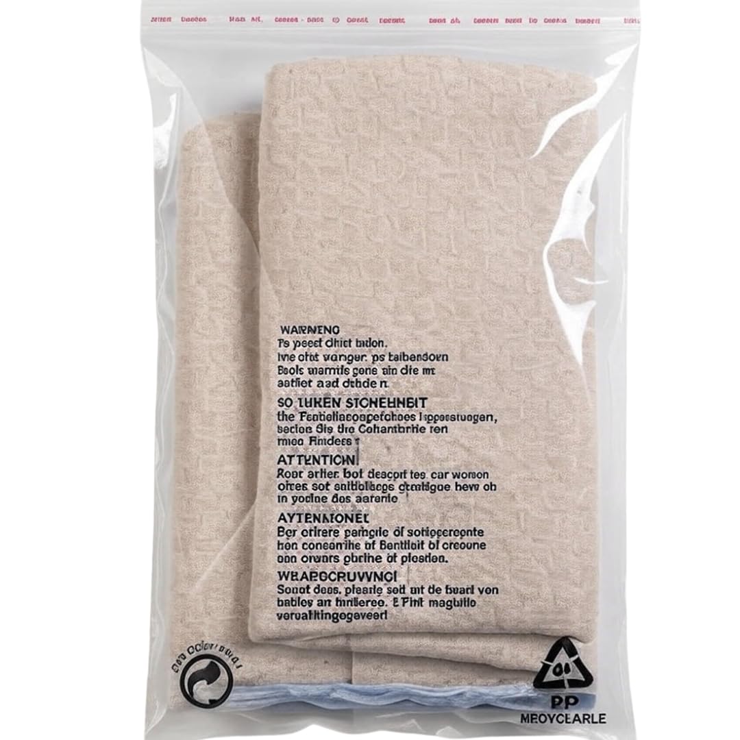 MONOUSO - Sacchetti Di Polipropilene BOPP Piega Adesivo 25x35cm G160 - Foto 5