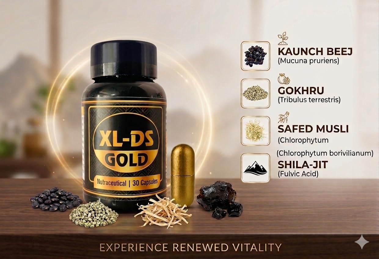 XL-DS GOLD Performance Enhancement Supplement, 30 Capsules, Nutraceutical Formula for Strength, Endurance and Energy — Amazon image 2