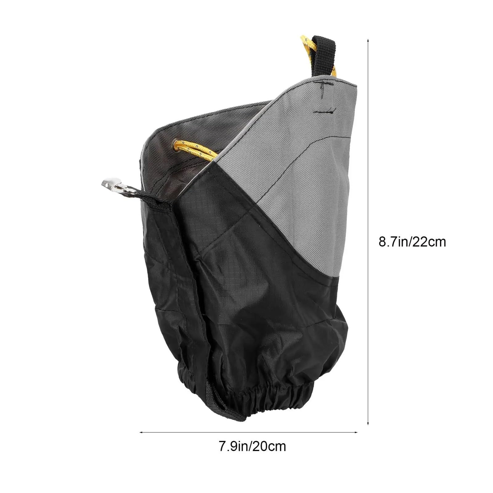 wasserdichte Gamaschen for den Außenbereich, leichtes Nylon, Schwarz, Wanderstiefel, Sand, Schlammschutz, verstellbare elastische Kordel for Radfahren