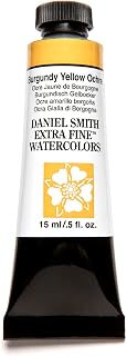 Daniel Smith Extra Fine Watercolor Paint, 15ml Tube, Burgundy Yellow Ochre, 284600147, 0.5 Fl Oz (Pack of 1)