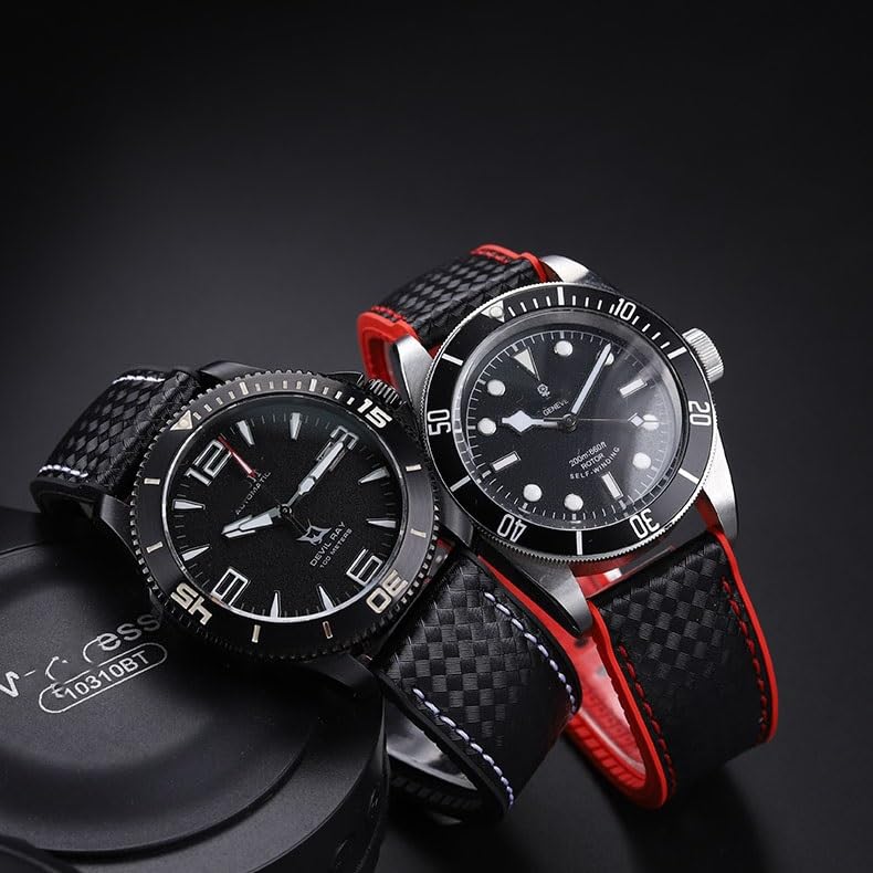 Bracelet silicone conducteur montre Diesel DZ4562 noir - 4