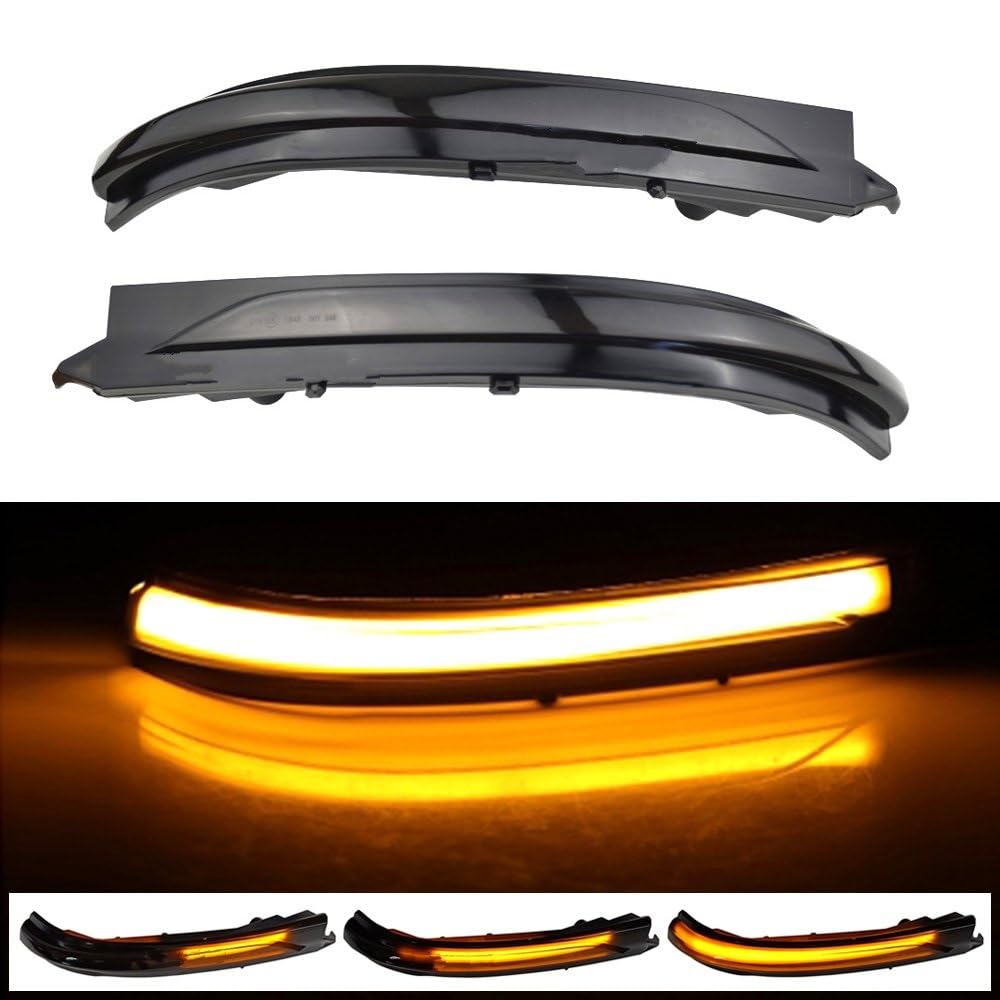 SYLTER Intermitentes AutomóViles para Kia K5 para Optima para MK4 JF 2016-2021 Luz LED Intermitente Dinámica Espejo Lateral Coche Lámpara Intermitente Secuencial Intermitente Espejo Lateral