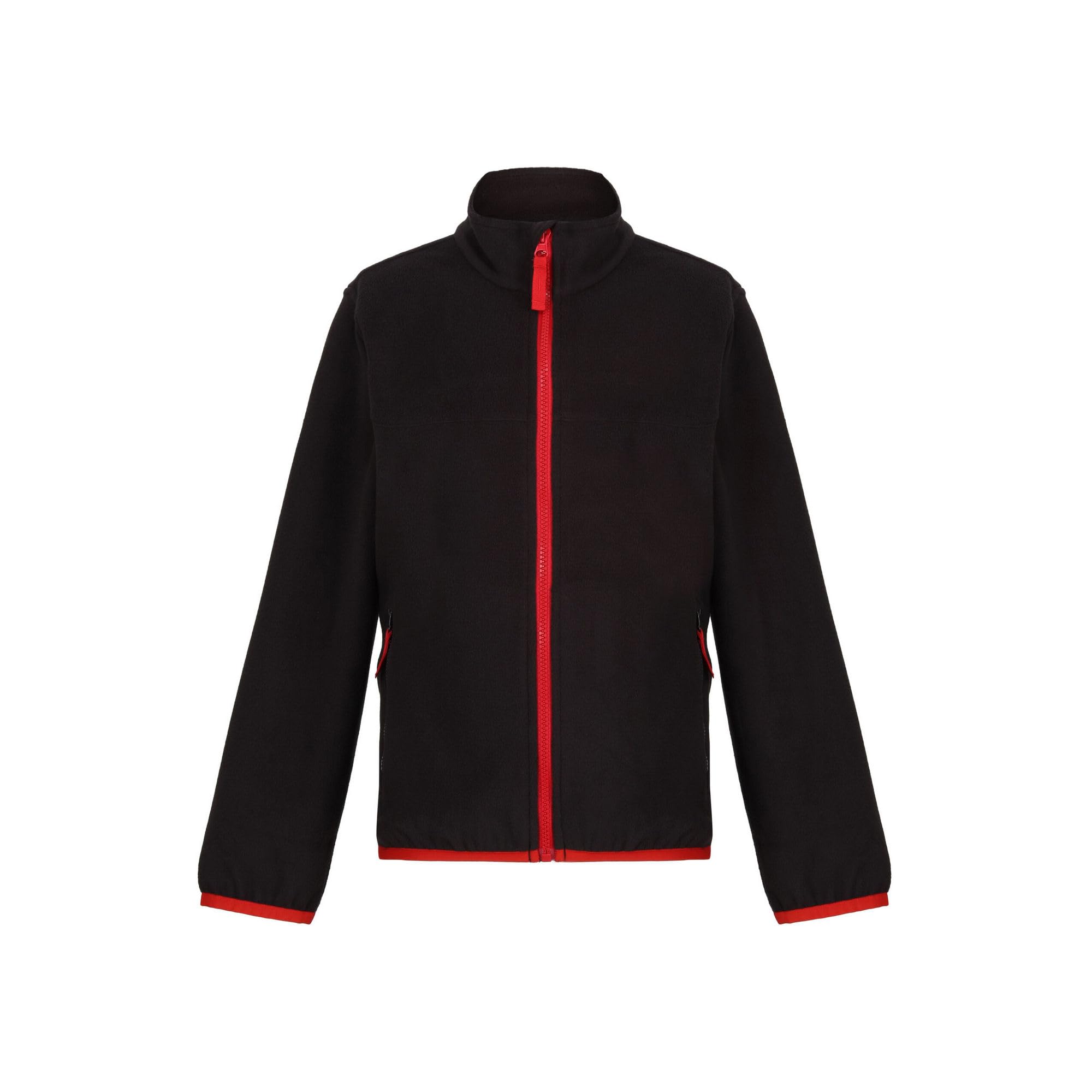 Regatta Professional Boys Full Zip Micro Fleece Jacket, Black, 32 EU