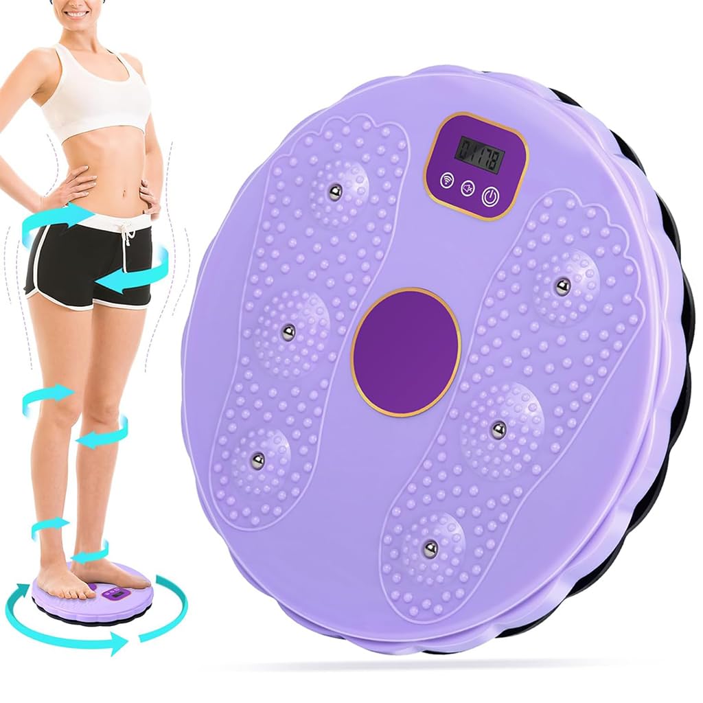 Proberos® Tummy Waister Exercise Machine for Women Men with LCD Counter & Foot Massager, 10.8in Tummy Waist Twister Magnetic Disk Hot Sweating Body Shapers, Stomach Exercise Equipment for Home Workout (B0CP3YSFZ4) Amazon Price History, Amazon Price Tracker