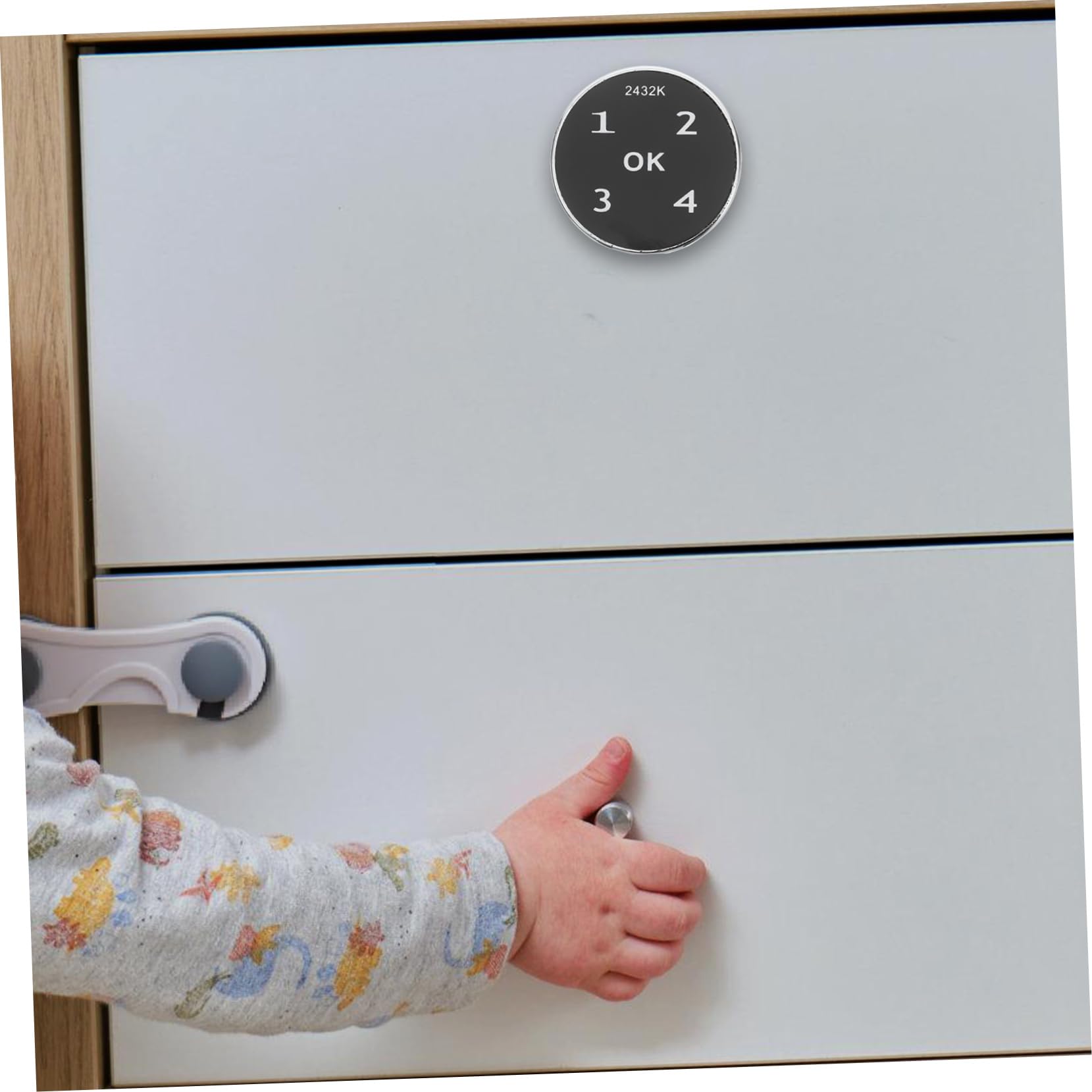 OSALADI 2stücke Elektronisches Schrankschloss Mit Touchscreen Und Digitalem Code Für Werkzeugkästen Und Dokumentenschränke Und Langlebig Stelliges Passwortsystem