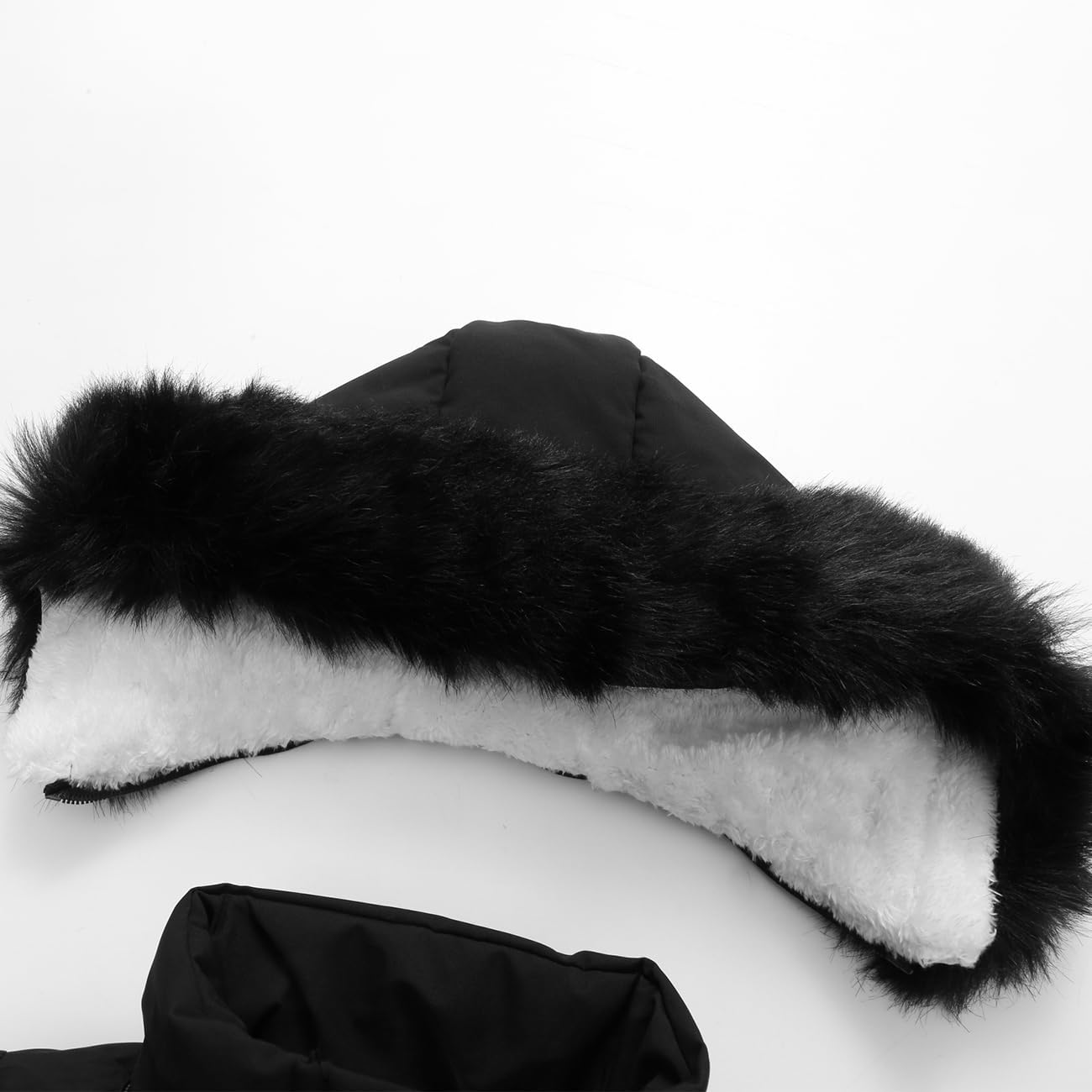 Little Girls Long Coat Winter Puffer Jacket Fleece Parka Snow Waterproof Clothes - Image 3