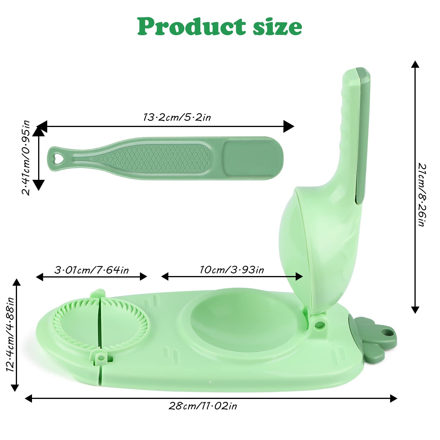 Pasta Maker, Dumpling Maker 2 in 1, pressa manuale, per gnocchi, per la pelle, per gnocchi