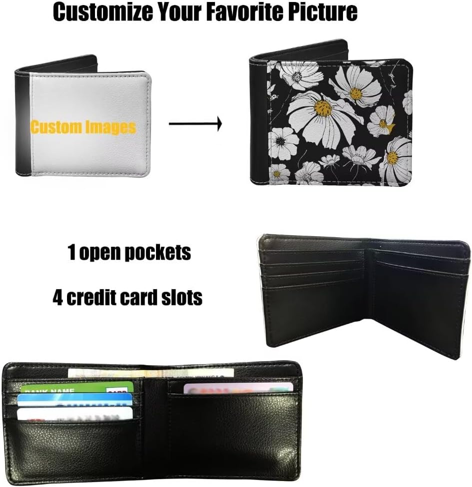 Coldinair American Flag Boy Cool Wallet Deer Leather Wallet for Boys Kids Purse Bifold Rfid Blocking Wallet with Coin Pocket and Card Cash Holder for Youth Men - Image 7