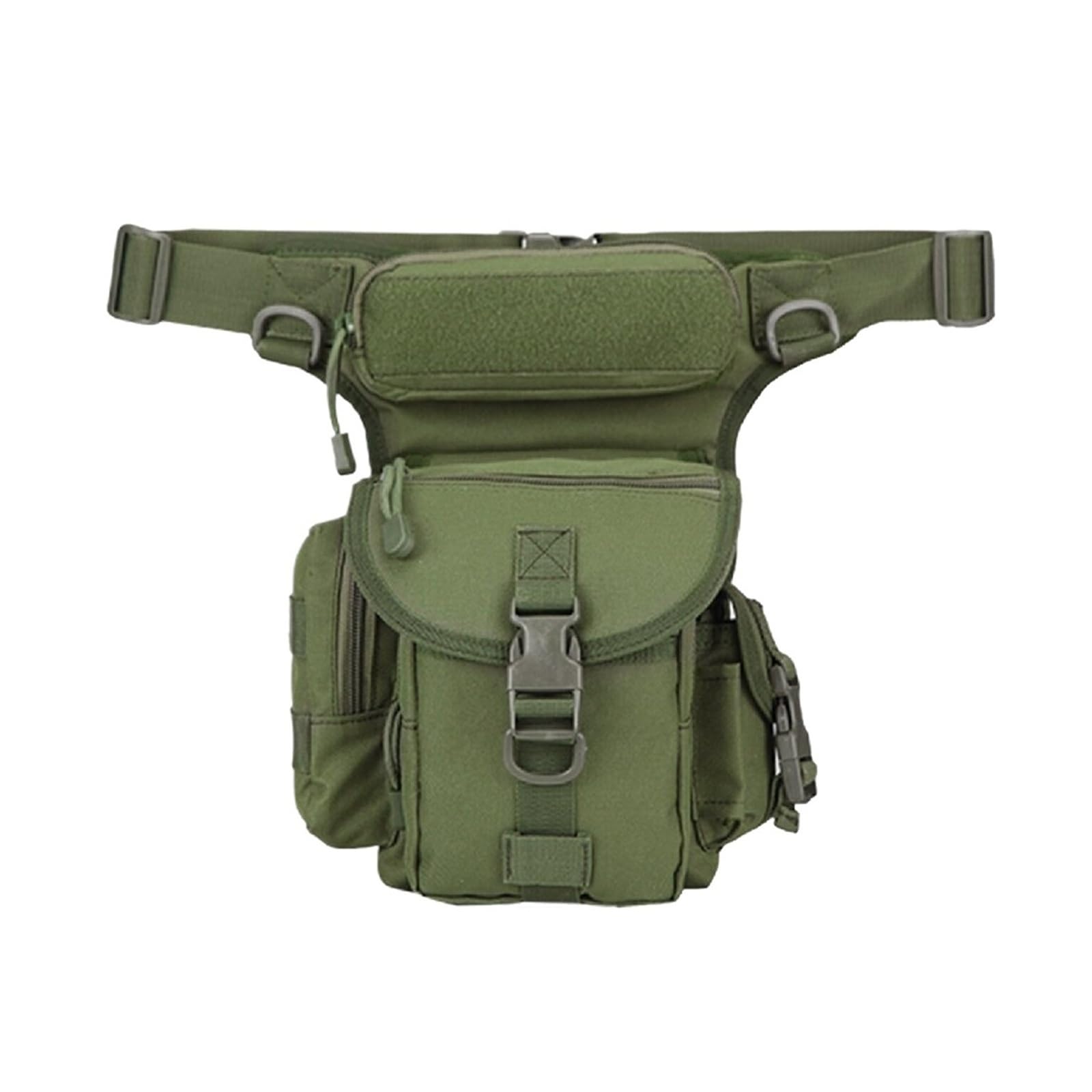 Generico Riñonera con correa para pierna – Bolsa de nailon de 15 cm para moto y deporte (rosa)