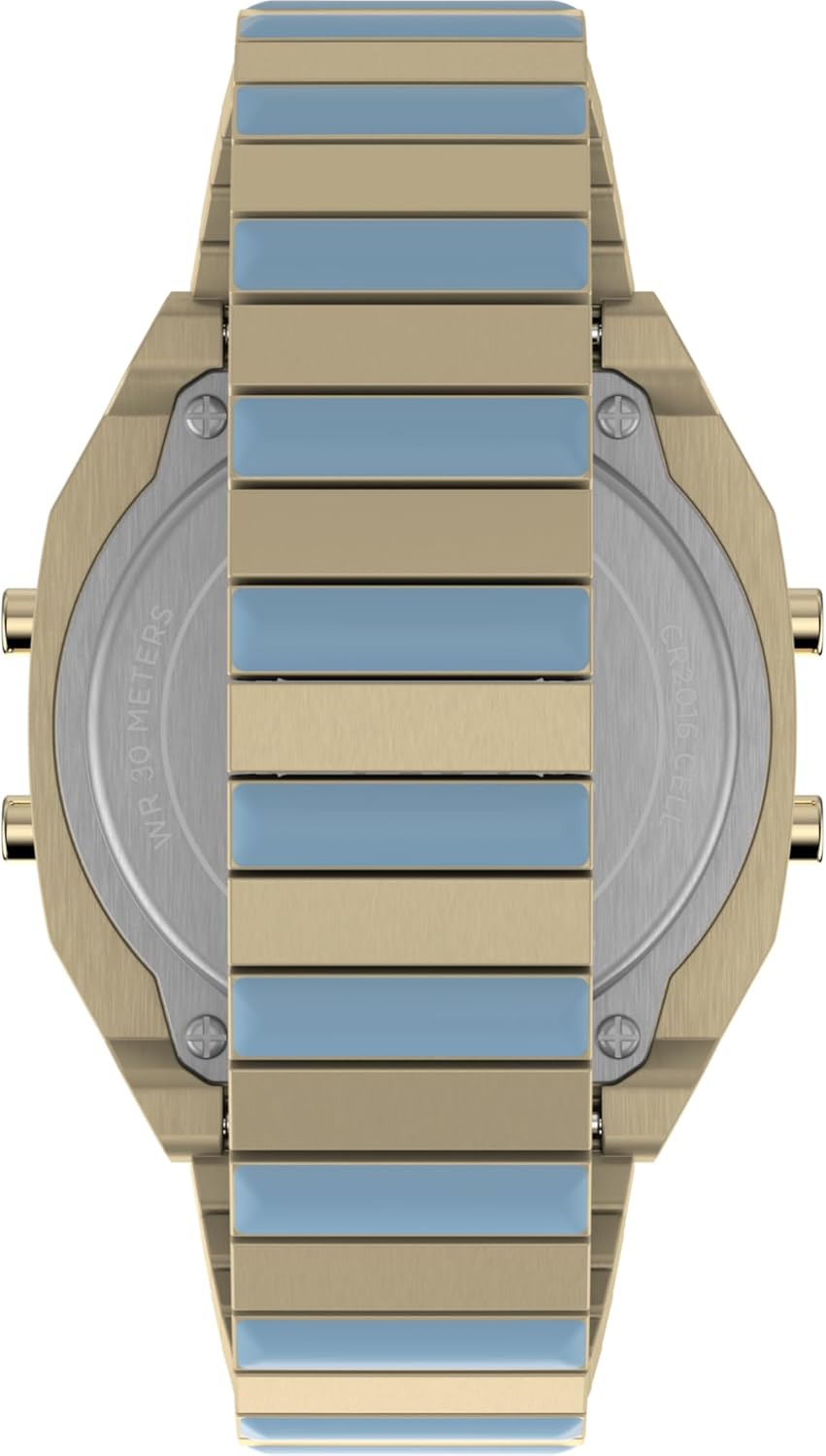 Timex Women's T80 36mm Watch - Gold-Tone Expansion Band Blue Dial Gold-Tone Case