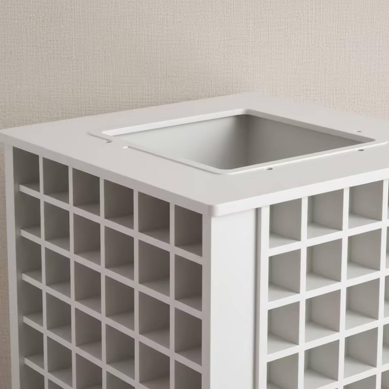 Rotierender Organizer Schreibtisch Organisator Aufbewahrungsbox Stiftehalter Sortierkasten aus PVC mit Verdeckter 360, Drehbarer Quadratischer Organizer, Vertikal, 240 Fächer