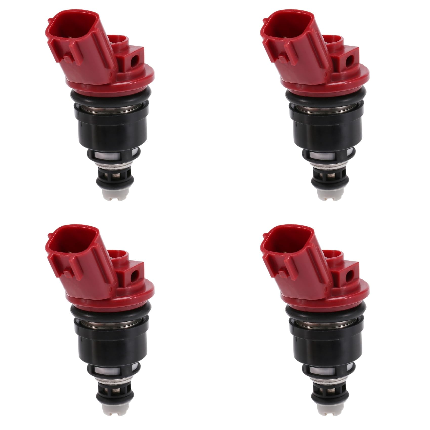 Jnchdghwa Black 4X New Injector Nozzle 16600-96E01 For Sentra Q45 J30 G20 1991-2001