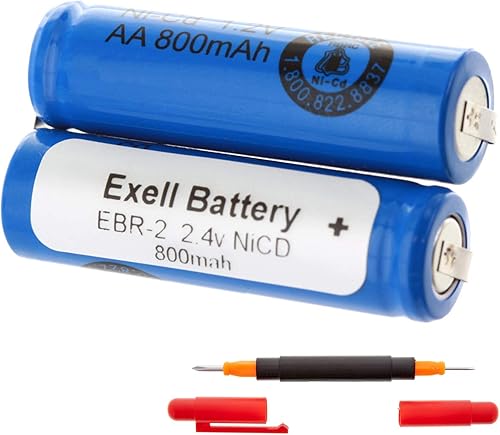 Exell Battery Razor - Batería compatible con Remington Wer 6000 Wer 6200 Wer 8000 XLR 3000 XLR 930 Dt42