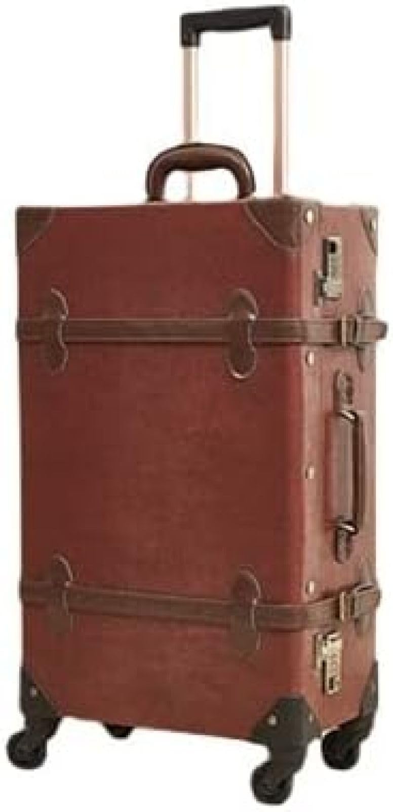 Amazon | [売店] トランクケース キャリーバッグ 革 手作り 復古