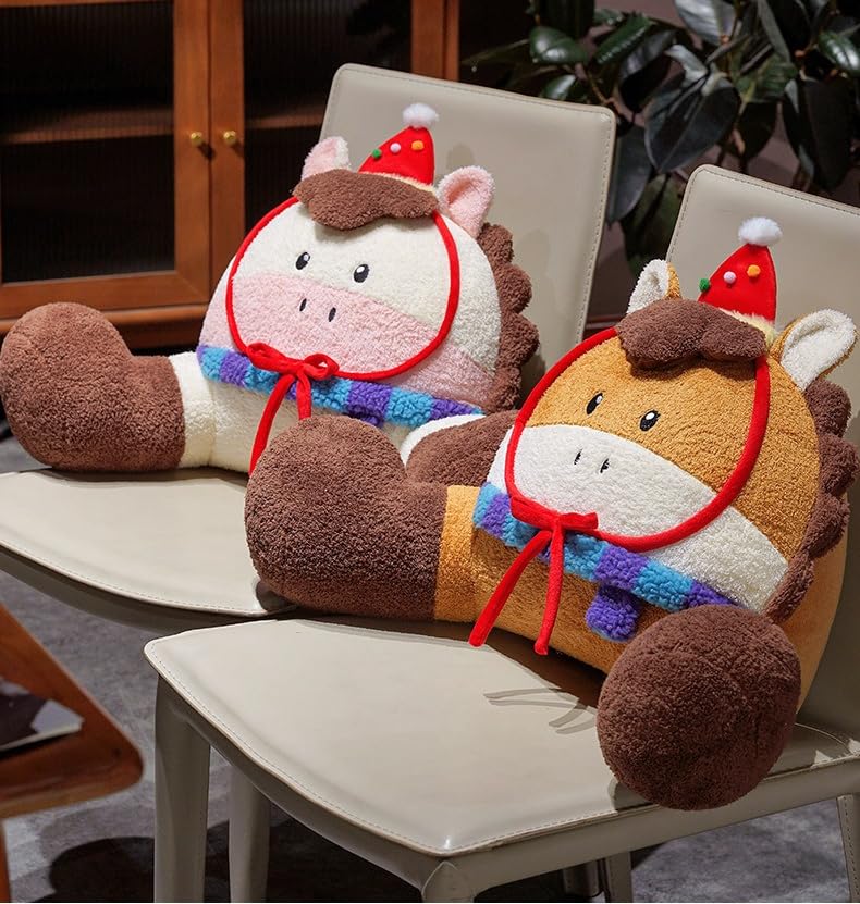 Cuscino da lettura con braccioli, per sedersi a letto e adulti, cuscino creativo per schienale, in velluto di cristallo, stile cartone animato, cuscino di supporto lombare per gaming, ufficio