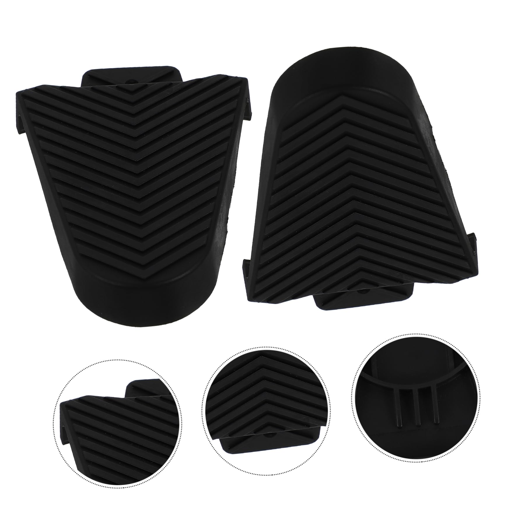 NULYLU Bike Cleat Cover for Cycling Shoes Rubber Cleats Cover Anti-Slip Design for Safety